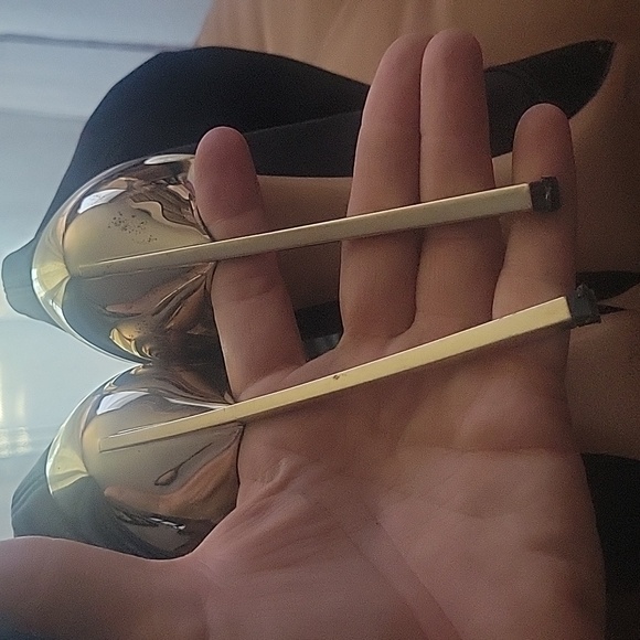 Casadei Blade Satin Over Knee Boots Sz 38 1/2 - Picture 11 of 12